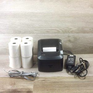 POSX POS Receipt Printer w/ 4 Paper Rolls & Internet Cable USB Connection Office